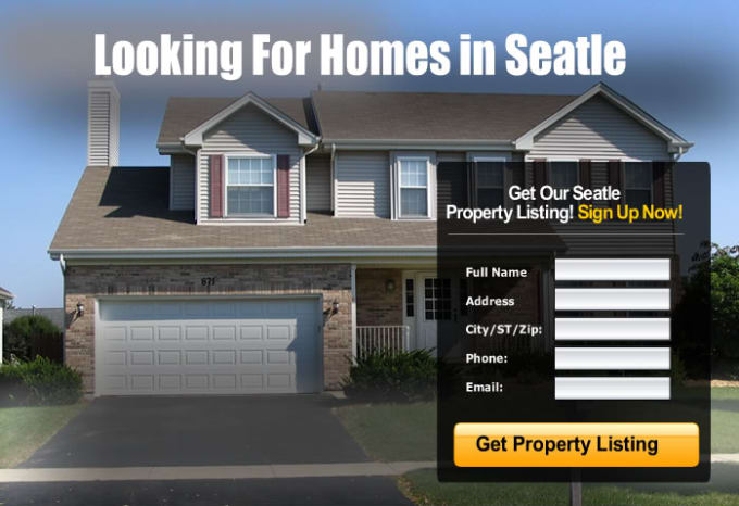 real estate landing pages