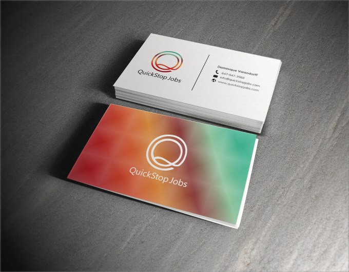 Design a professional double sided business card by Logoxid