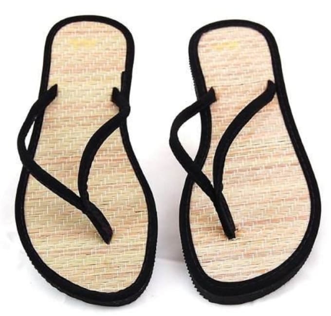 bamboo flip flops
