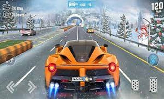 Develop asphalt game, car racing game, multiplayer 3d car racing