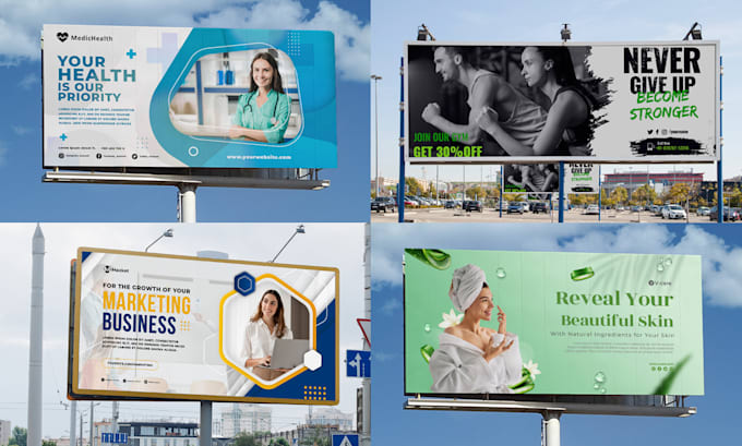 Design awesome billboard, yard sign, signage or signboard by  Sidragraphics27 | Fiverr
