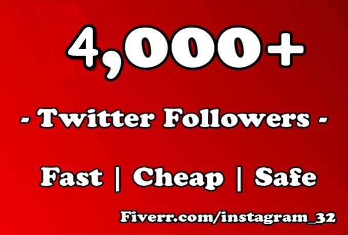 i will give you 4000 twitter followers - instagram 4000 followers