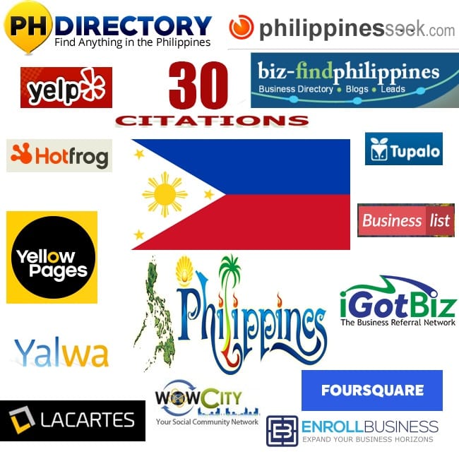 Create 30 best philippines local citations by Localseoexpert1