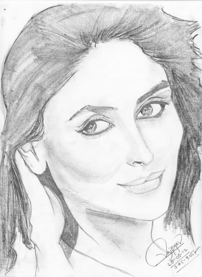Make your portrait,pencil sketch from your photo by Vaibhavvarpe