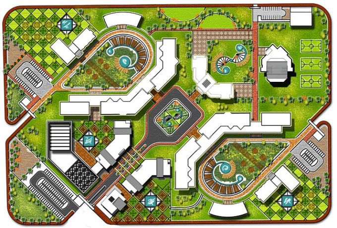 Photoshop Plan Do architectural plan  site plan  and landscape design by 