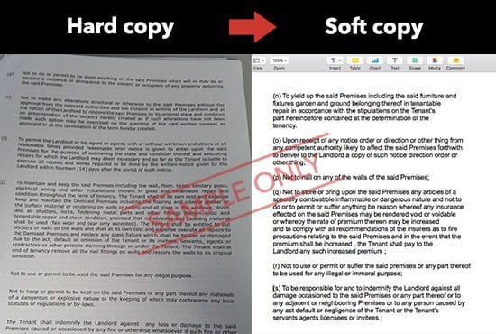 Convert Hard Copy Into Soft Copy By Creativelabmy
