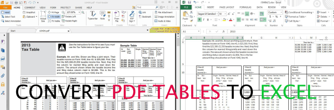 Convert Pdf Chart To Excel