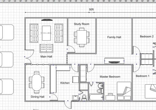 Draw a simple  floor  plan  for your dream  house  by Azanne1407