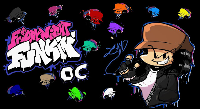 Cloud Whitty Mod Draw Your Oc In Fnf Art Style By Officialzayd Fiverr