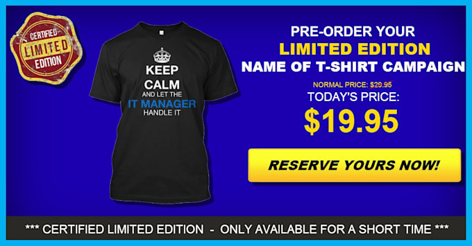 Create 3 Facebook Ad Banner For Teespring Campaign By Funky9