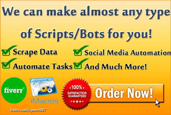 write an imacros script to automate your online tasks by tymer007