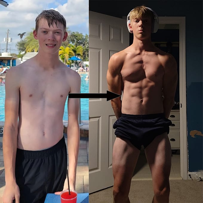 Before And After Week Bulking Program Day A Week Workout Plan Six