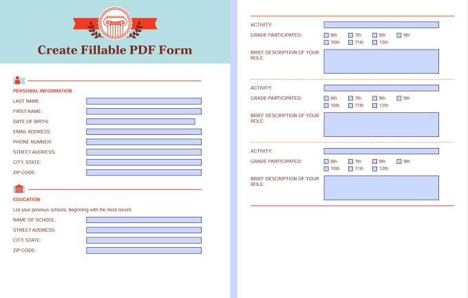free pdf fillable form maker
