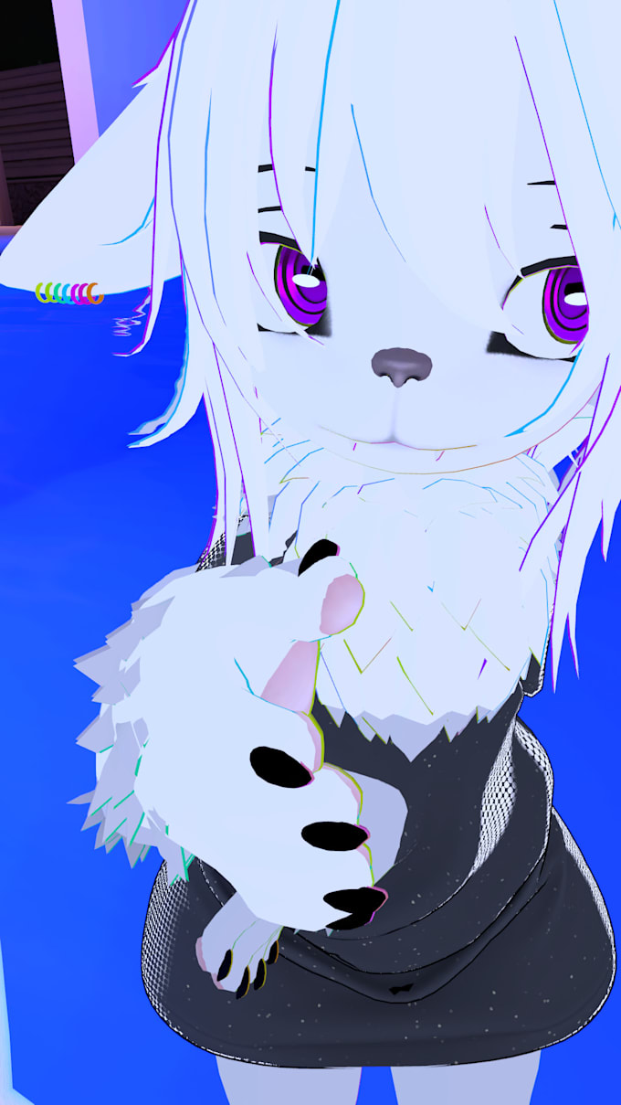 put together furry vrchat avatars, textures and assets