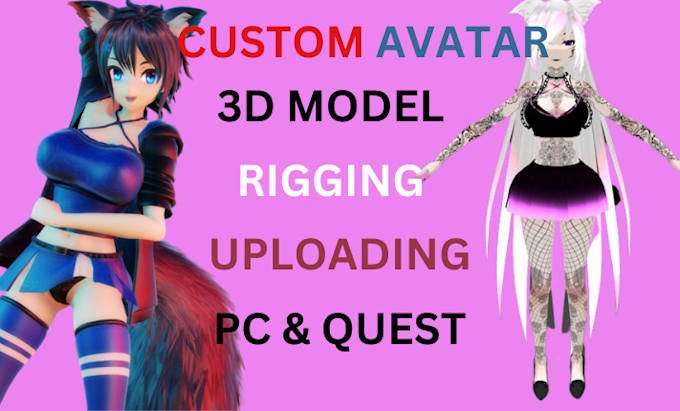 Unity Vrchat Pc Avatars Play Vrchat Vrchat Avatars Oculus Quest