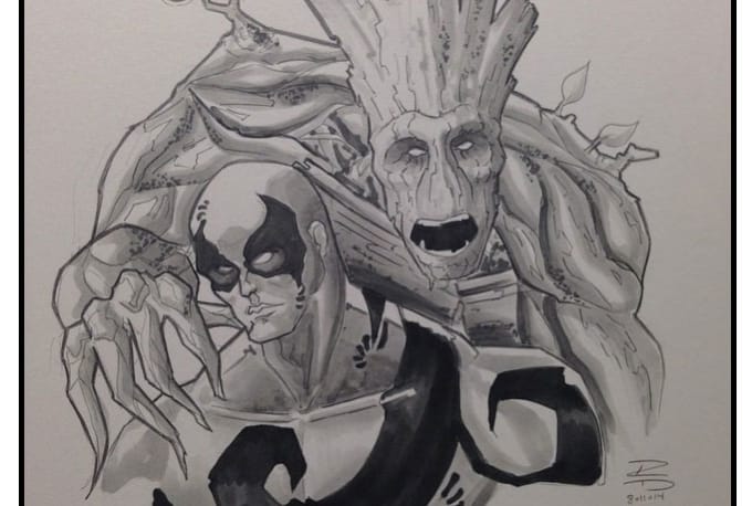 Draw any comic book sketch by Rjdel98 Draw any comic book sketch by Rjdel98