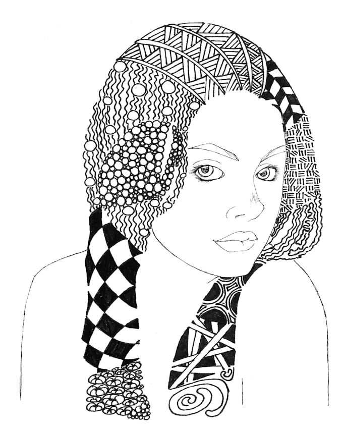 Zentangle your hair by Izzyfm