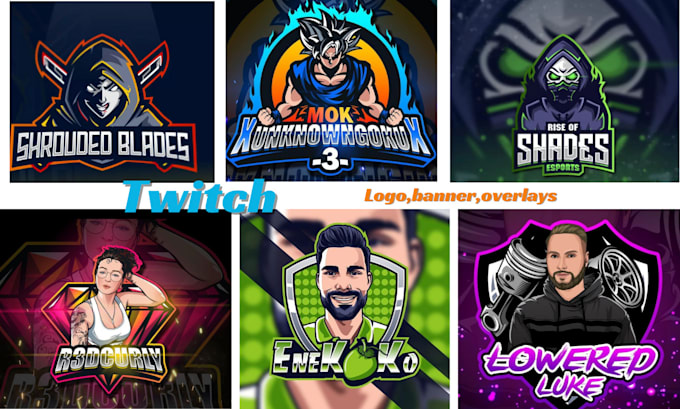 LEE■Twitch Logo Slide ■送料込 Design animated stream overlay, kick, twitch overlay, twitch