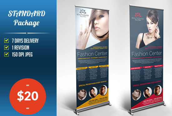 pop up banner design