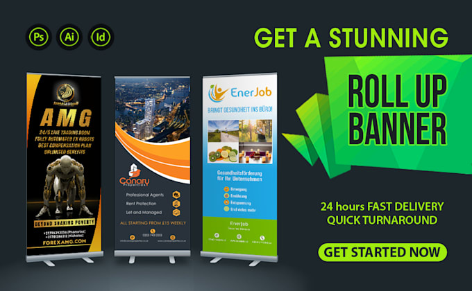 Design Roll Up Banner Event X Stand Banner Retractable Banner