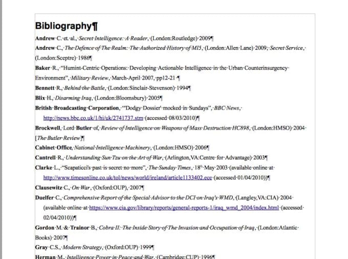 bibliographies oxford