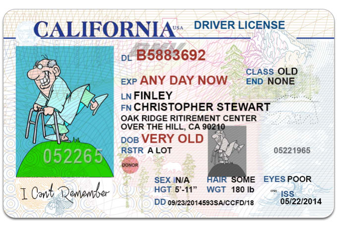 template driver license california for photoshop