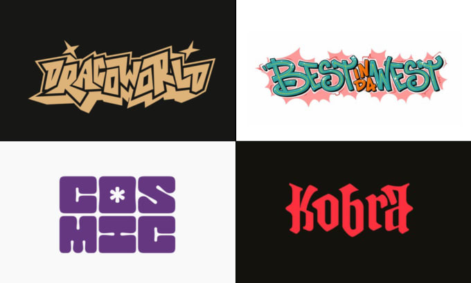 Do y2k punk gothic metal grunge streetwear brand logo design