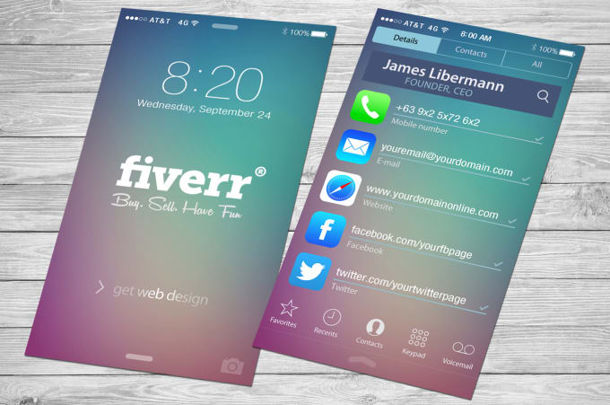 Design A Beautiful Iphone Business Card