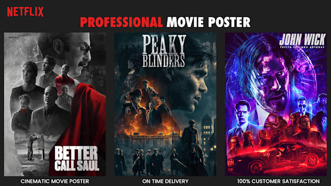 Netflix 2025 John Wick Online Sub Make Netflix Type Movie Poster