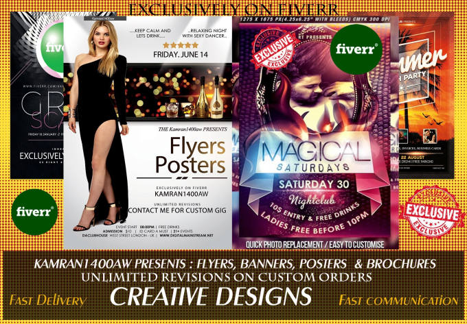 design an amazing flyer brochure and poster amazing flyers