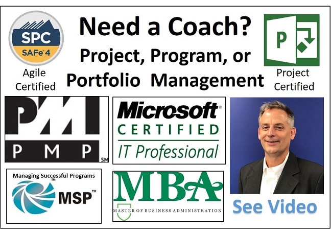 provide coaching on project, program or portfolio management