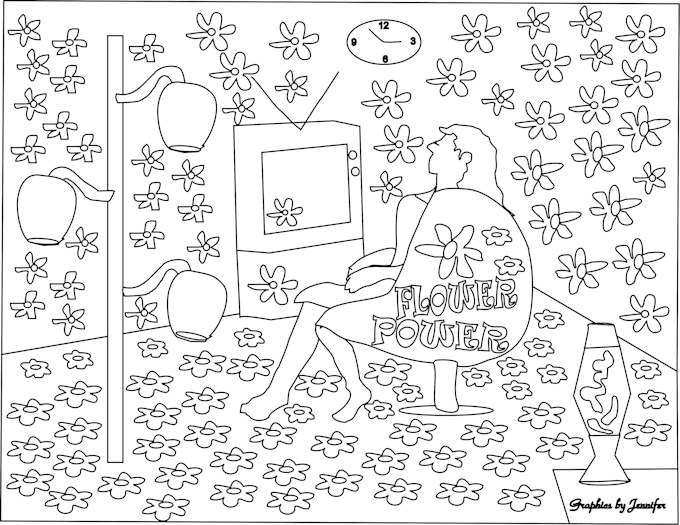 Illustrate a unique coloring book page by Gwenhwyfar37