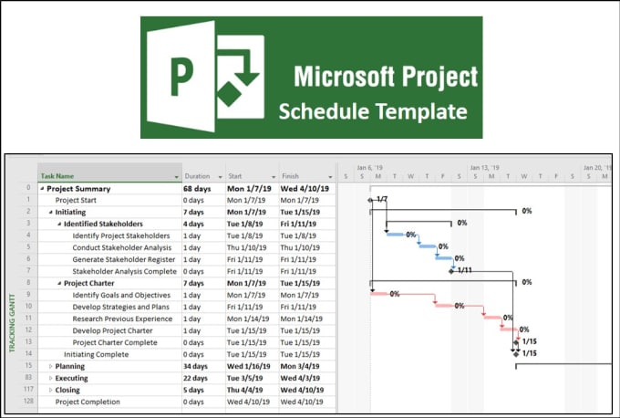 ms project scheduler