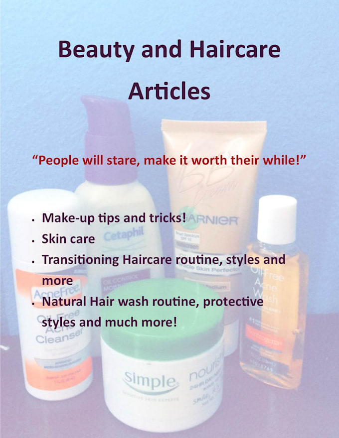 Ghost Write For Your Beauty And Hair Care Blog Post By Kaybleu97