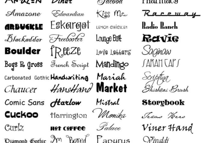 Find the best free fonts that suit your company or slogan