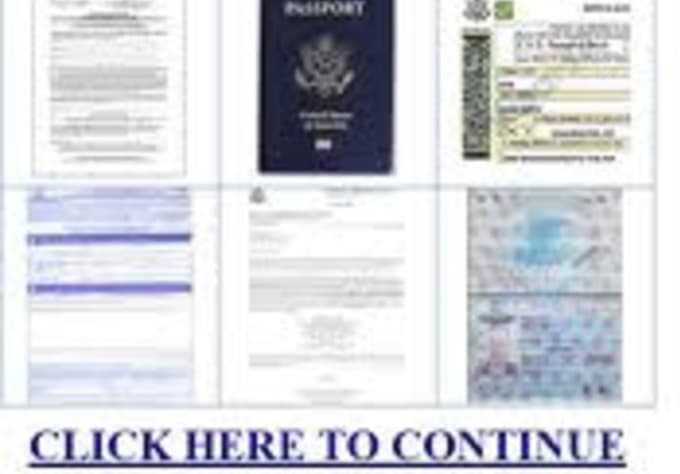 Passport application print