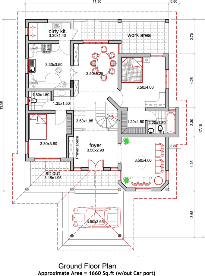 Draw accurate 2d floor plan by revit or autocad by Mamunwork
