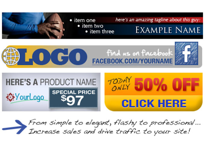 Create Stylish Professional Effective Banner Ads By Tressdesigns