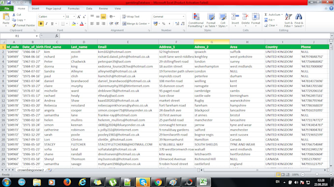 Sosoaldwin I Will Sell Ceo Forex And Investor Email List F!   or 200 On Www Fiverr Com - 