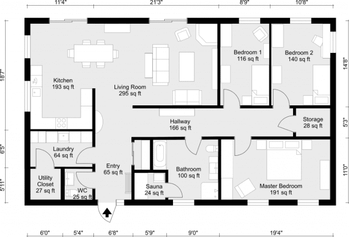 Floor Plan Design  Design  a 2d architectural drawing by Jaycharles1516