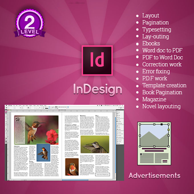 Do indesign work professionally by Fassdesign006