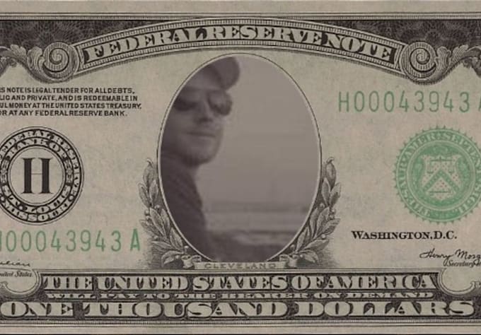 Make you your own dollar bill with you picture of choice in it by Onlinewiz