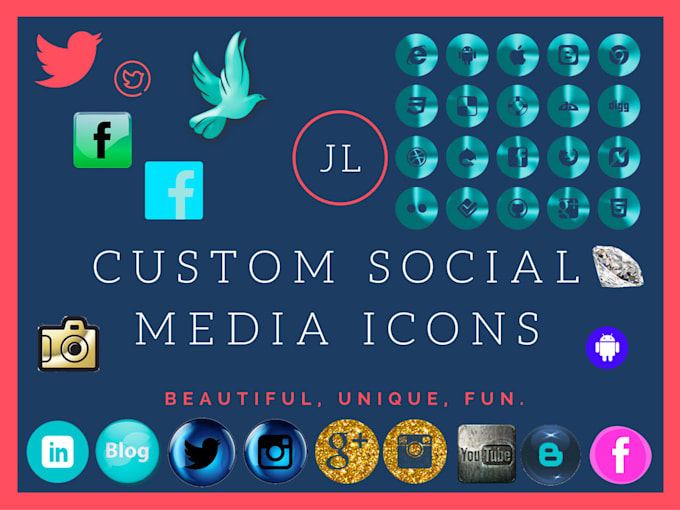 Design Any Custom Social A And Desktop Icons By Janinelaing Design Any Custom Social A And Desktop Icons