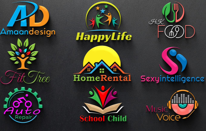 I will design 3d awesome logo in 24 hours | Logo Design Services