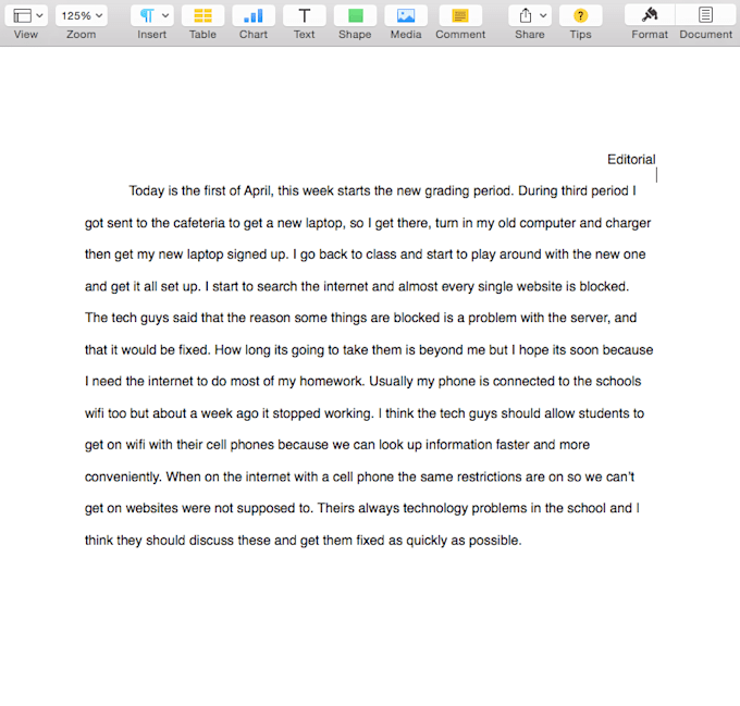 How to write a 2 3 page essay