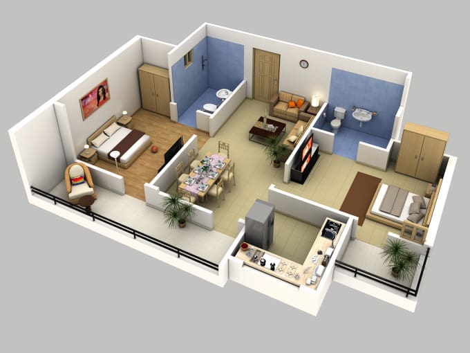Design 2d and 3d model in autocad,sketchup,safe etc by