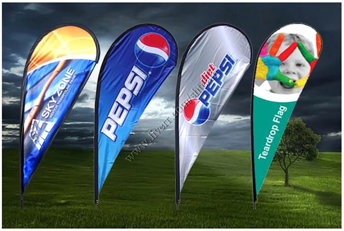 Design Proffesional And Creative Feather Flag By Shteam