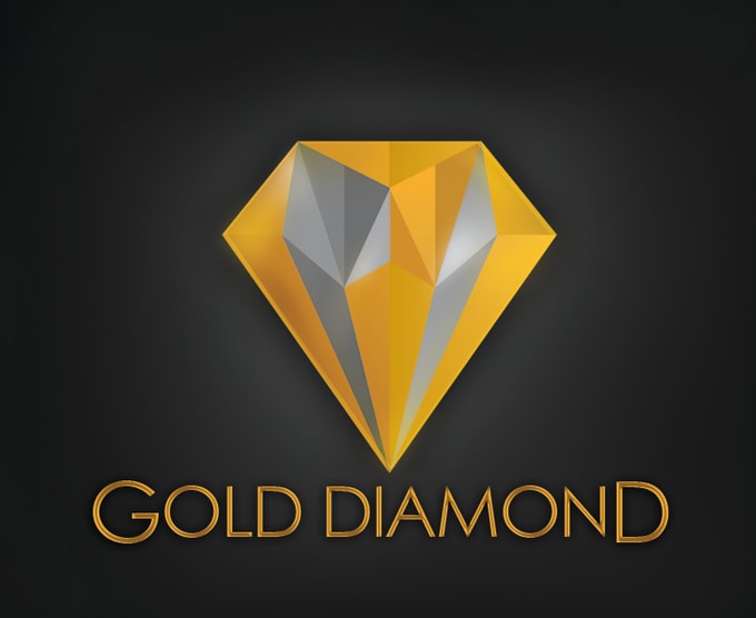 Diamond in gold