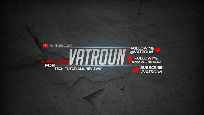 Make An Amazing Youtube Banner With Your Own Photo For You By