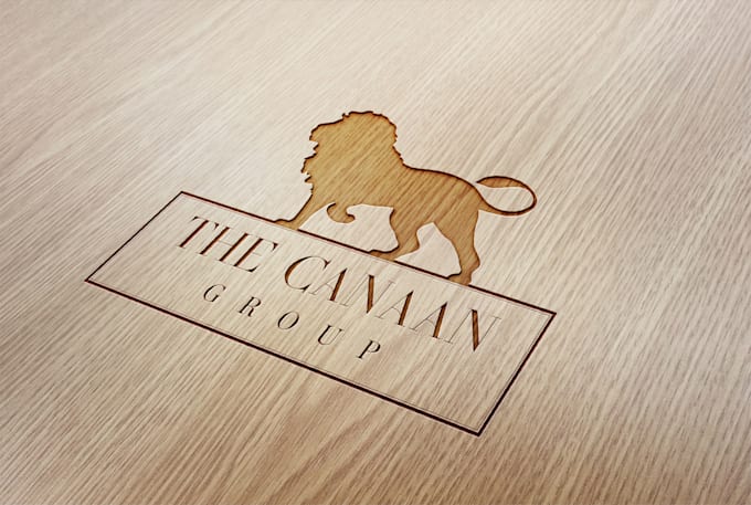 Make A Realistic Wood Cut Laser Printing With Your Logo By